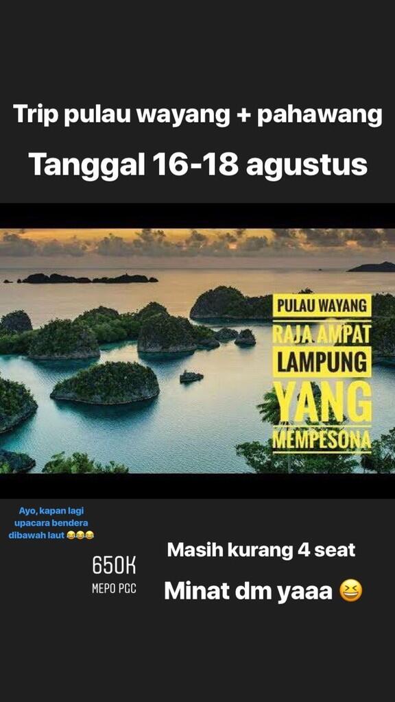 Share trip wayang + pahawang πππ