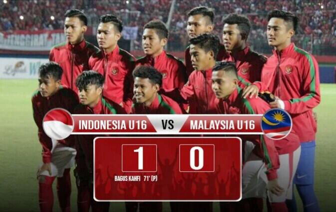 Timnas Indonesia U-16 Kalahkan Malaysia, Akhirnya Masuk Ke Final Melawan Thailand