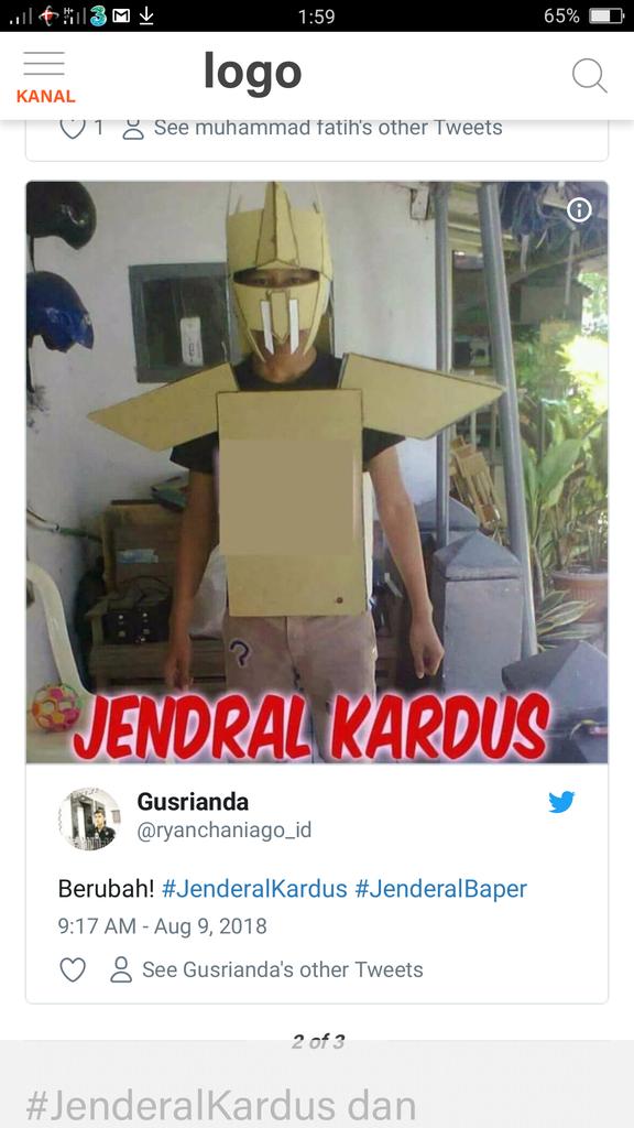 Meme Jenderal Kardus Buatan Warganet Bikin Terbahak-bahak