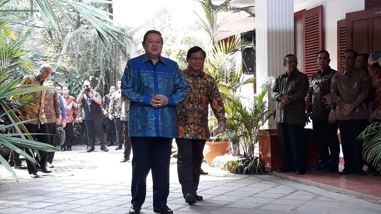 Pilpres 2019: Setelah Prabowo Pulang, SBY Gelar Rapat Darurat