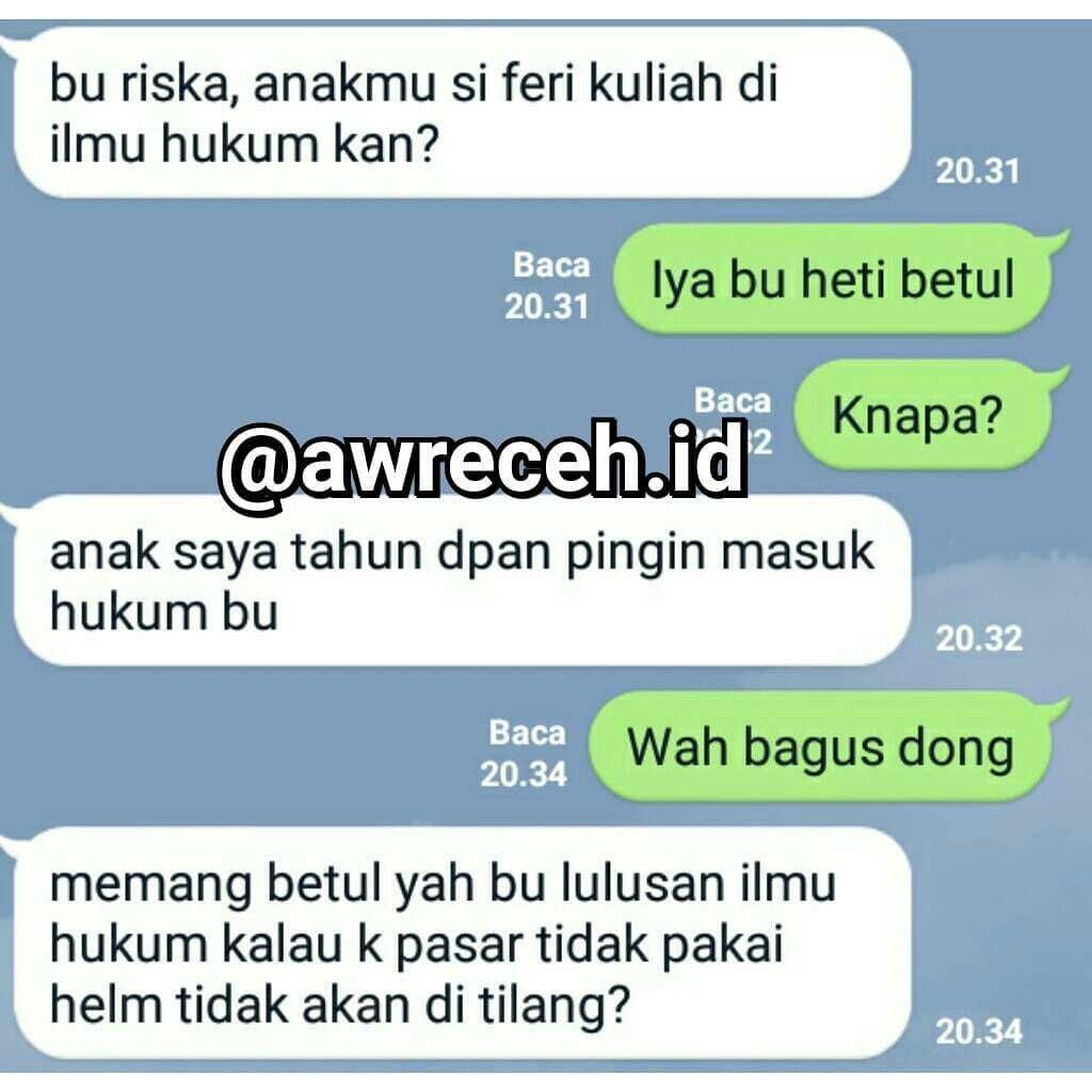 Ibu Ini Punya Alasan Konyol Masukin Anaknya di Fakultas Hukum !