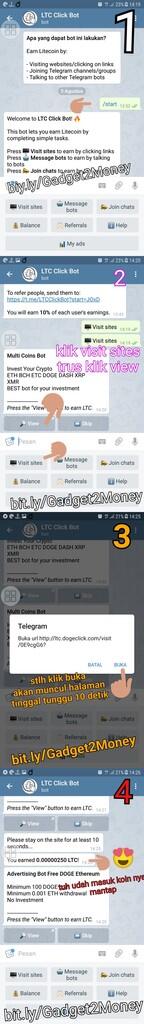 journey cari receh dengan aplikasi TELEGRAM
