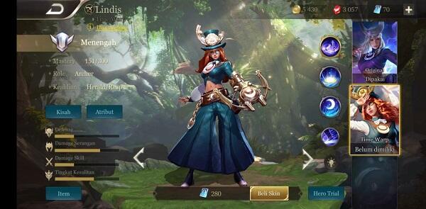 6 Item Rekomendasi Hero Lindis Paling Sakit di Game Arena of Valor