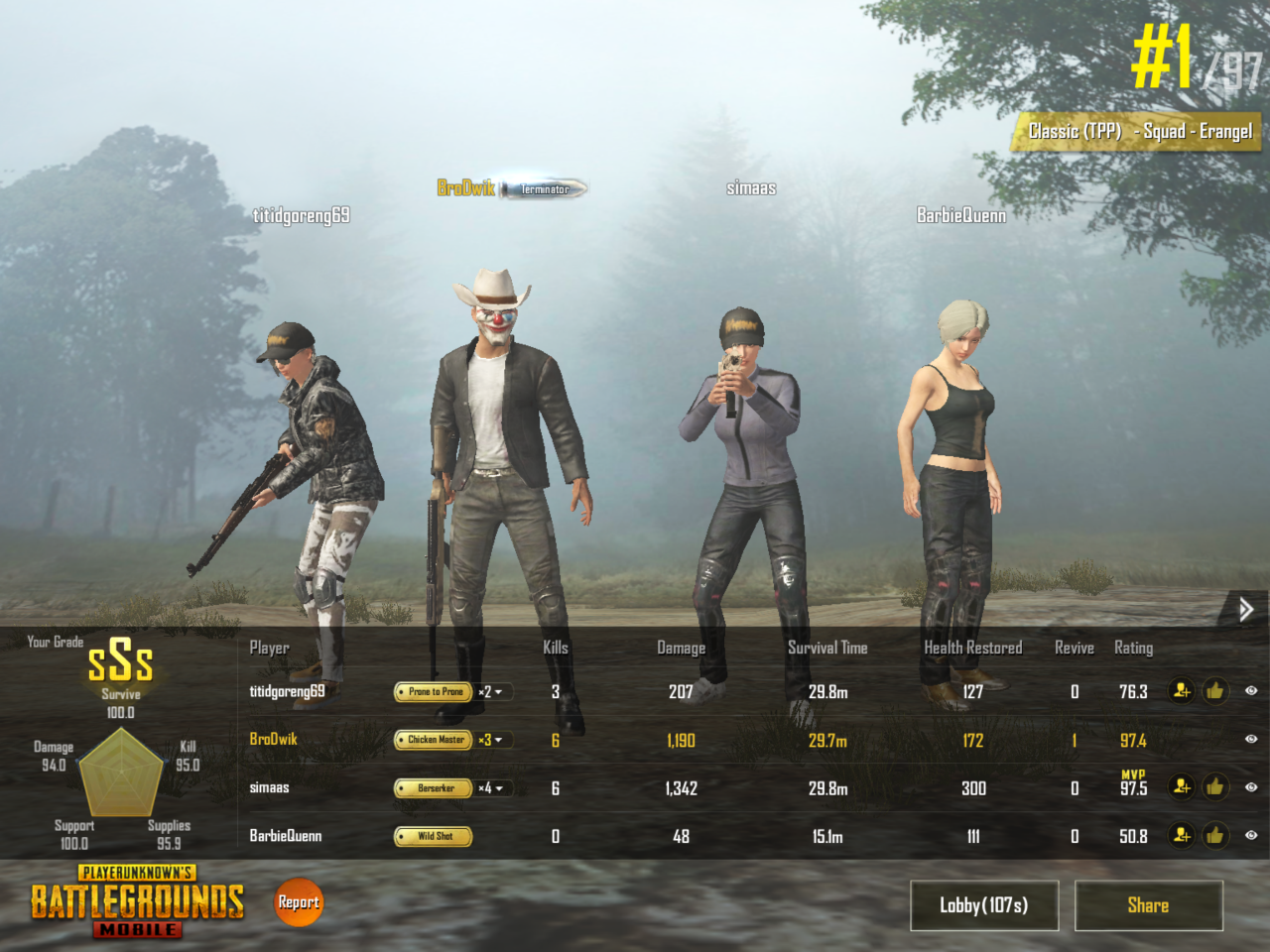 5 TIPS TRICK BUAT PUSH RANK KE ACE PENJELASAN GRIP DI PUBG MOBILE