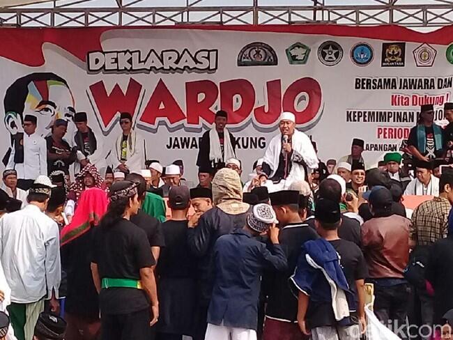 Jawara dan Ulama Banten Deklarasi Dukung Jokowi-Ma'ruf Amin