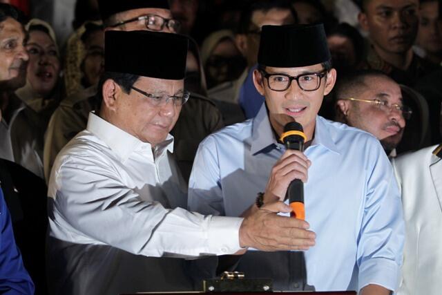 Prabowo dan Sandiaga Sowan ke Rumah SBY