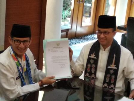 Sandiaga Resmi Mudur