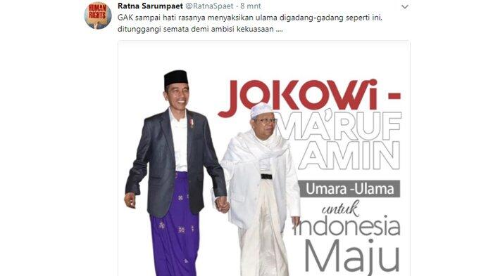 Tak Punya Alasan Membenci Jokowi, R Sarumpaet: Aku Marah Pada yang Memanfaatkannya