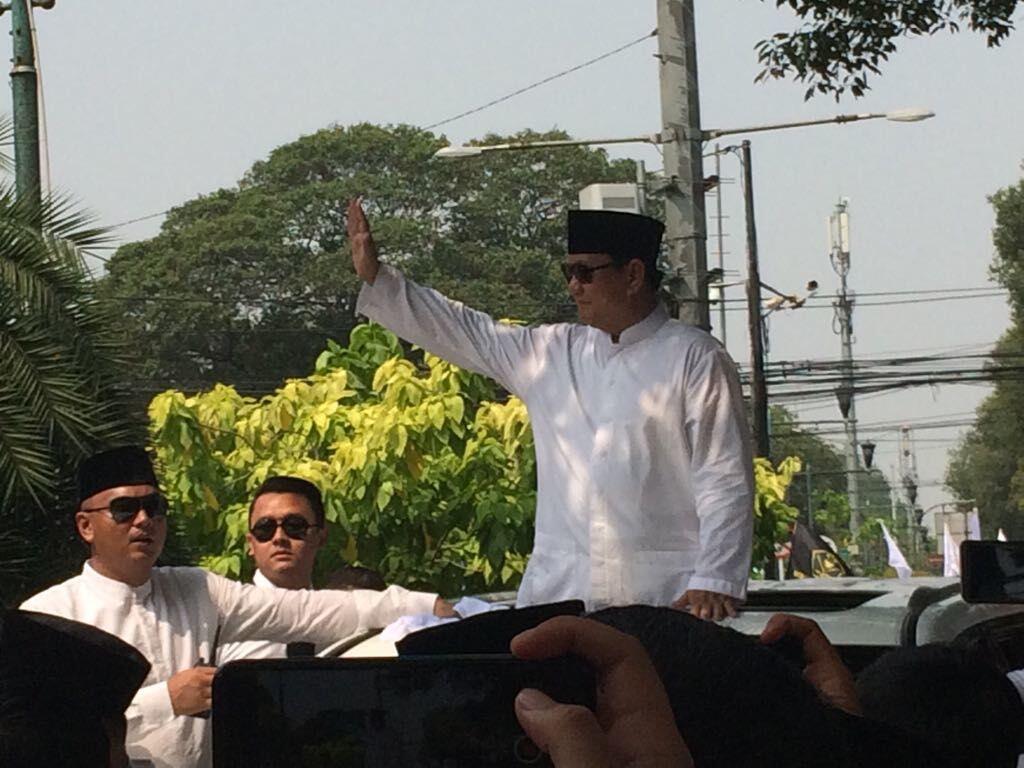 Prabowo: Demokrasi Indonesia Ada di Pundak KPU