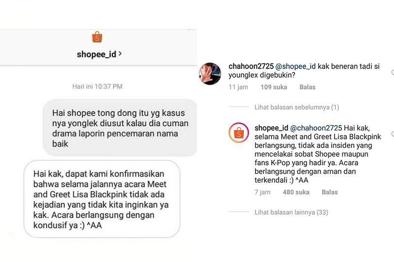 Young Lex Ngaku Dipukul Oknum Fans KPop, Ini Klarifikasi Shopee