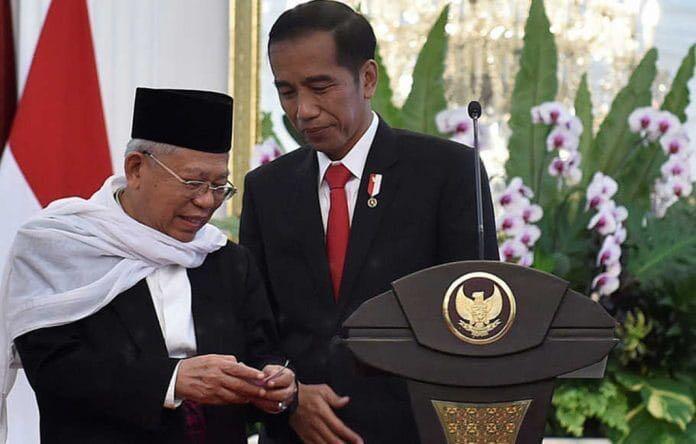 Dampingi Jokowi, Ma’ruf Ingin Ciptakan Indonesia Damai Berlandaskan Pancasila