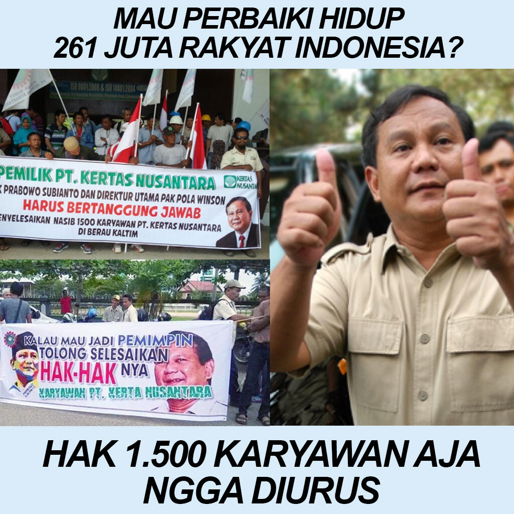 Pilih Saya Atau Anda Hilang Seperti Mereka - Prabowo 1998