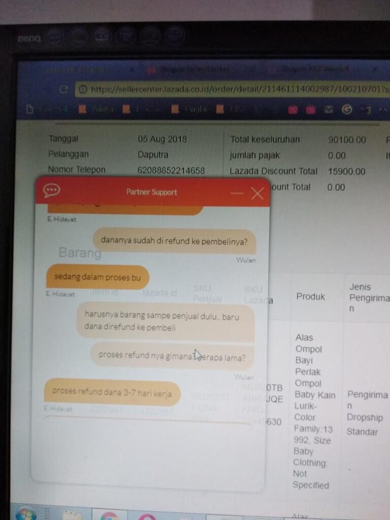 Parahnya Pelayanan Costumer Service dan Aplikasi Seller Lazada