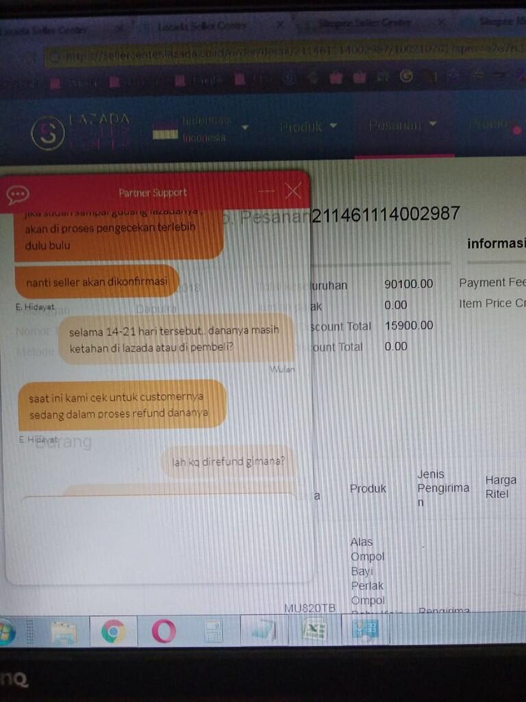 Parahnya Pelayanan Costumer Service dan Aplikasi Seller Lazada