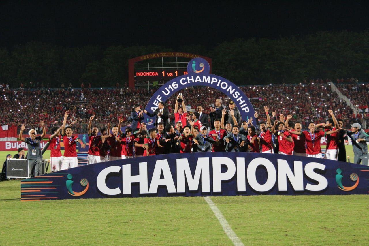 5 Cara Selebrasi Kemenangan Indonesia di Piala AFF U-16