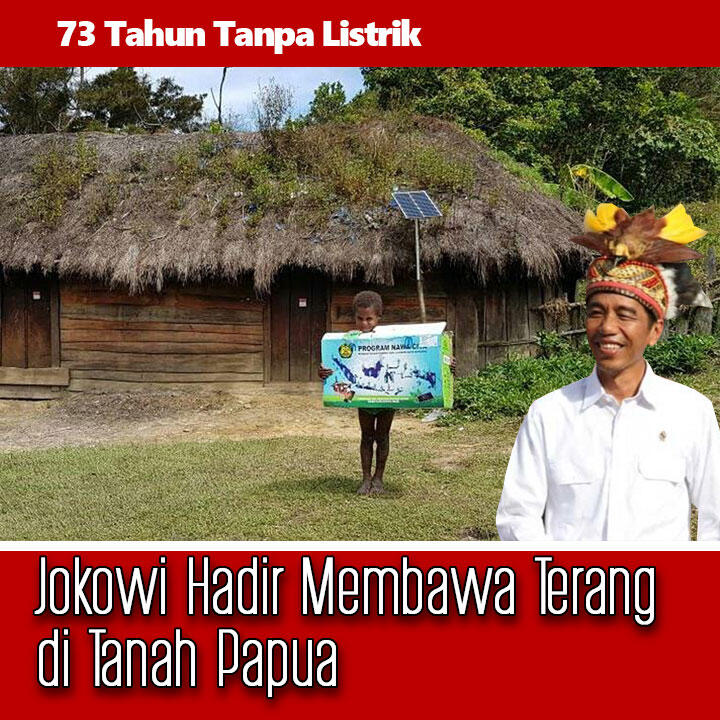 Cara Pemerintahan Jokowi-JK Terangi Wilayah Yang 73 Tahun Gelap Gulita