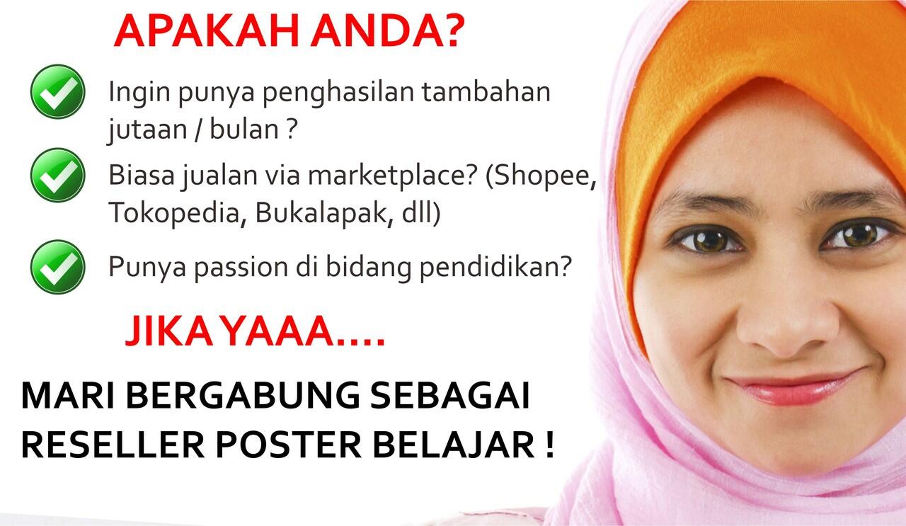 Bisnis Online Terbaik = Poster Belajar + Marketplace