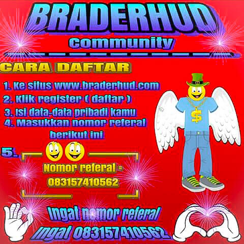 KABAR GEMBIRA DAN LUAR BIASA BRADERHUD ( PENIPUAN ATAU BUKAN )