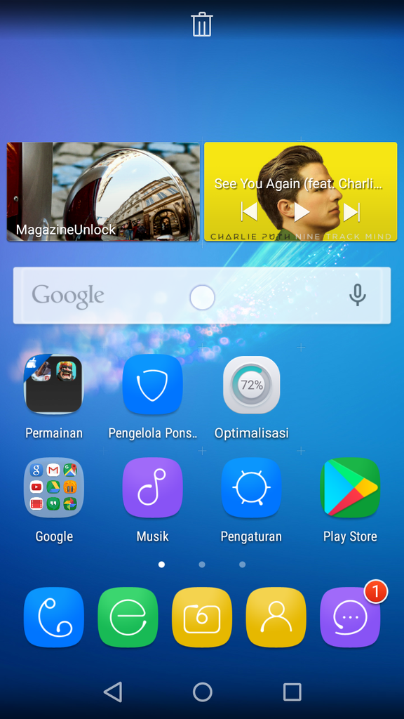 layar hp error