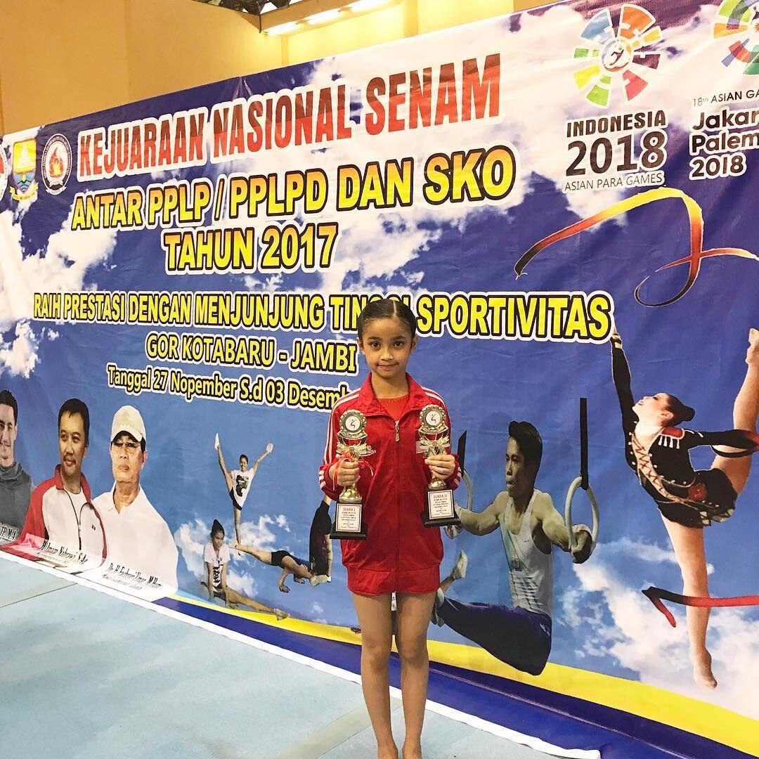10 Potret Sidney Atlet Cilik Putri Cut Tari, Harumkan Nama Indonesia!