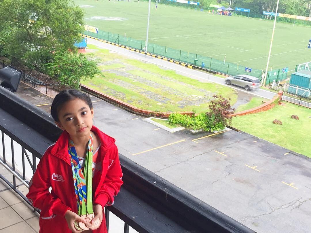 10 Potret Sidney Atlet Cilik Putri Cut Tari, Harumkan Nama Indonesia!