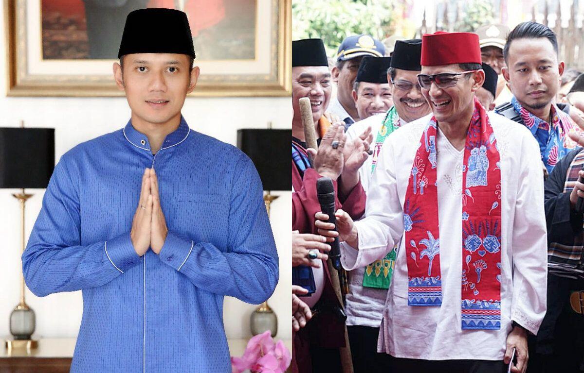 11 Adu Style Politisi Gagah, Agus Yudhoyono vs Sandiaga Uno