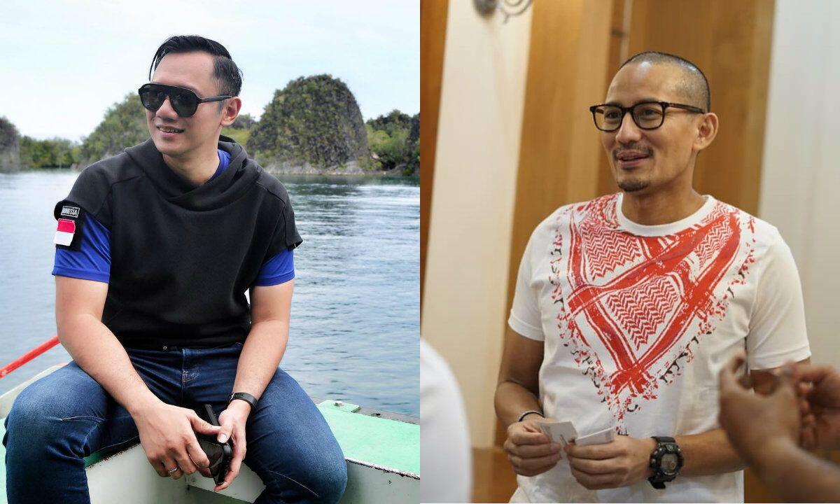 11 Adu Style Politisi Gagah, Agus Yudhoyono vs Sandiaga Uno