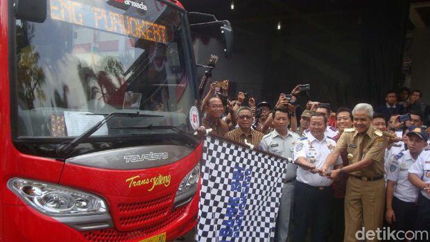 BRT Trans Jateng Koridor I Purwokerto-Purbalinga Diluncurkan