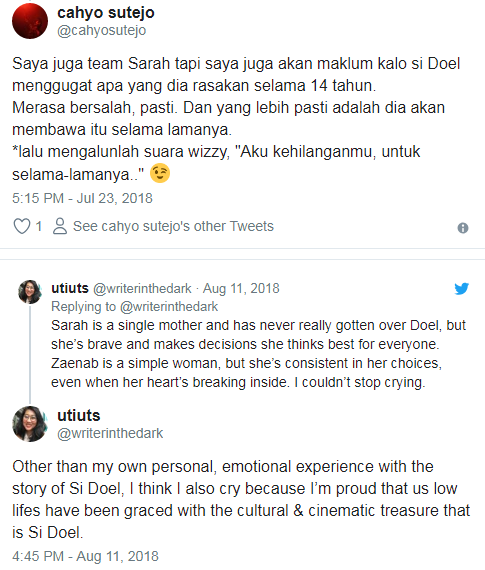 Mantab soul ! Si Doel tembus 1,16 juta penonton !