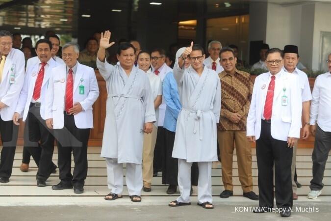 Prabowo ngaku tak bisa tidur karena kelaparan sebelum tes kesehatan