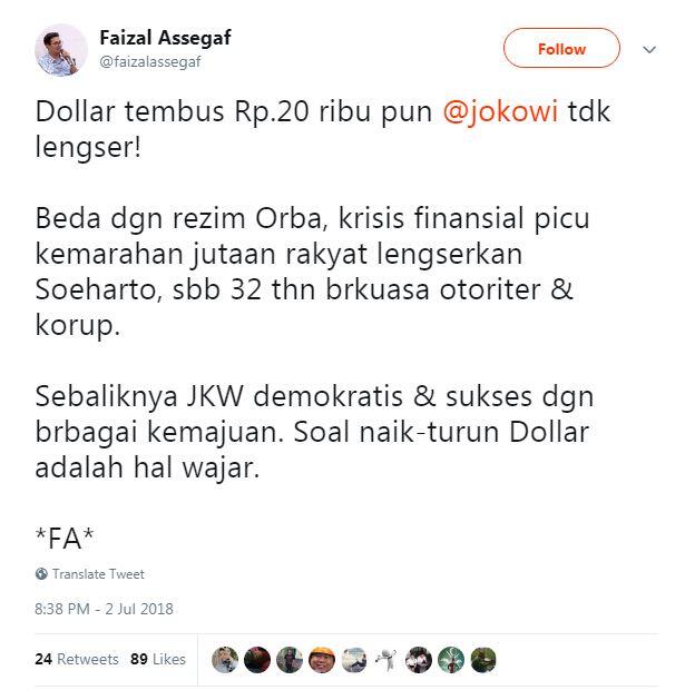 BI Sebut Anjloknya Kurs Rupiah Akibat Krisis Keuangan Turki