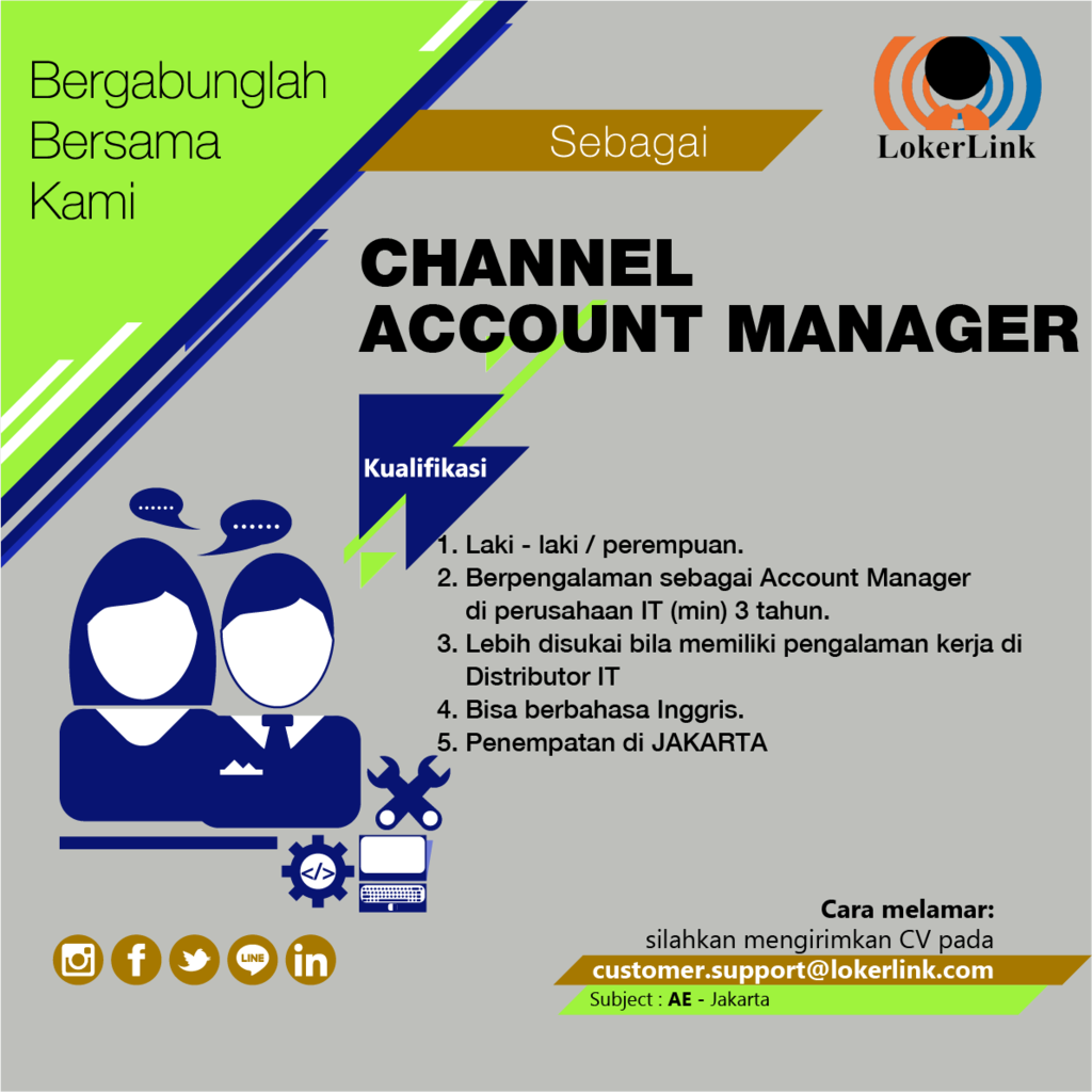 CHANNEL ACCOUNT MANAGER - (JAKARTA)