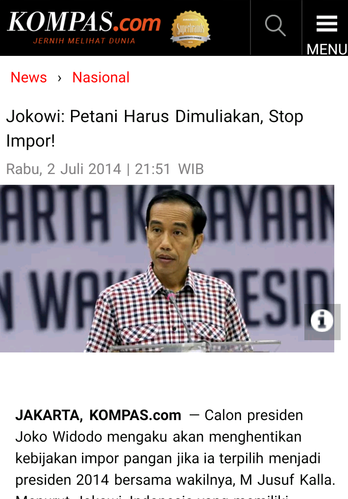Izin Impor Beras Bulog Melonjak Menjadi 2 Juta Ton