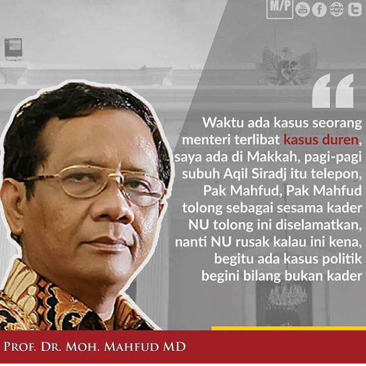 Kenang Mahfud MD Selamatkan Cak Imin Di Kasus Kardus Durian