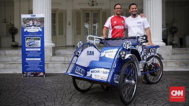 Anies akan Terbitkan Aturan Operasional Becak