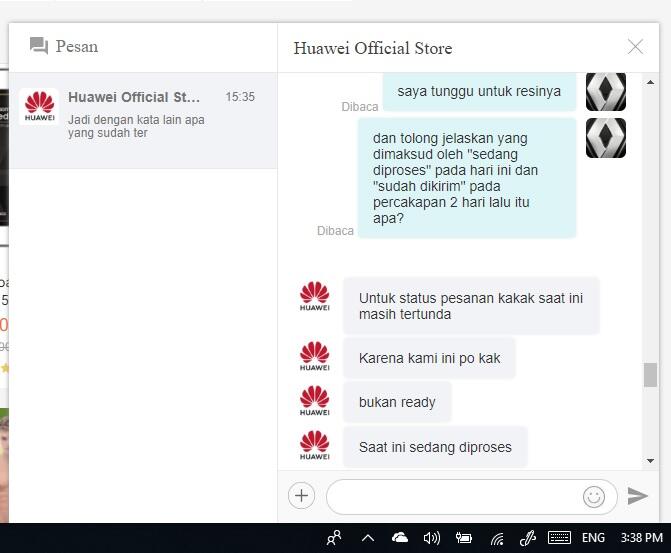 HATI HATI Terhadap Lazada : Kasus Pre Order Huawei Nova 3i dengan Free Gift.