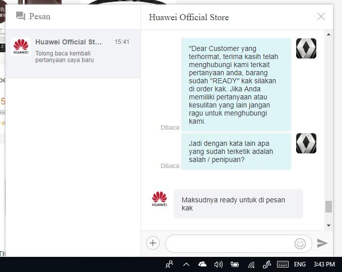 HATI HATI Terhadap Lazada : Kasus Pre Order Huawei Nova 3i dengan Free Gift.