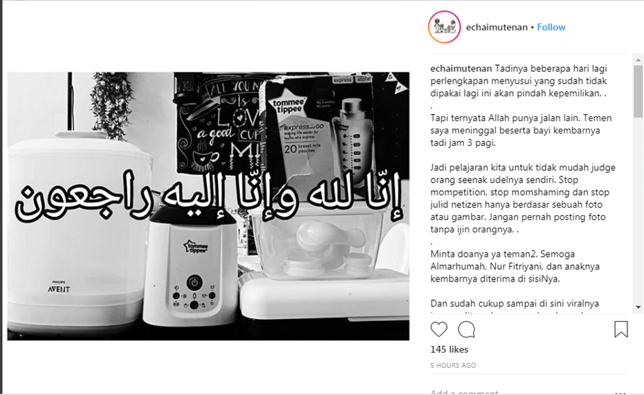 Komentar Pedas Netizen Bikin Ibu Hamil dan Bayinya Meninggal