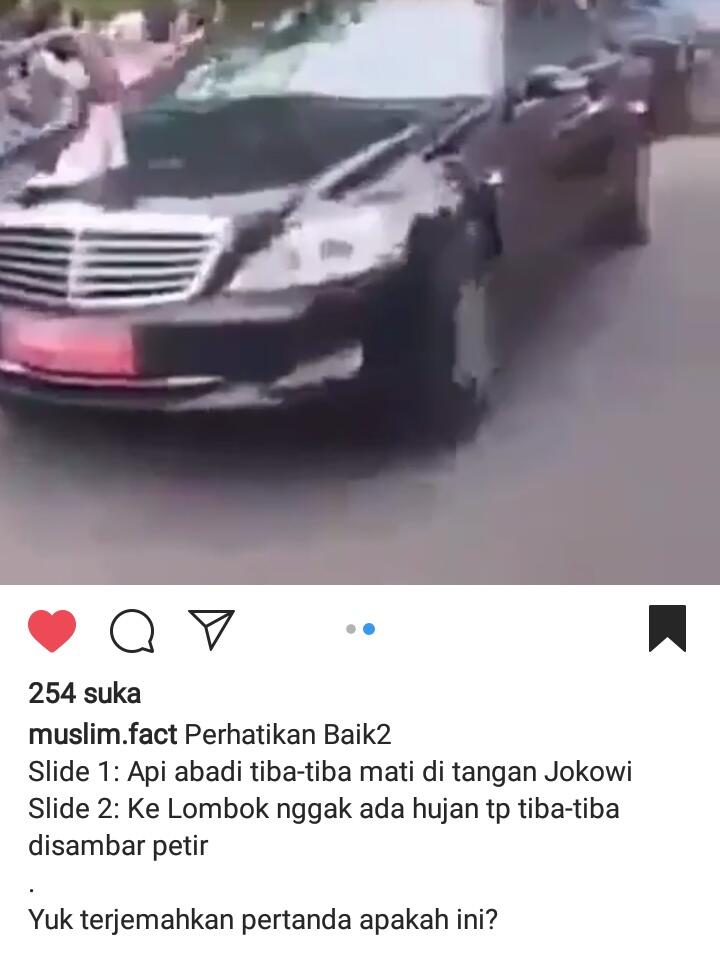 Torch Relay di Istana, Obor yang Dipegang Jokowi Mati