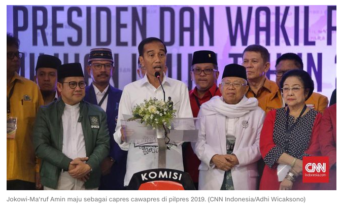 Jurus-jurus Ekonomi Islam Jokowi-Ma'ruf di Pilpres 2019