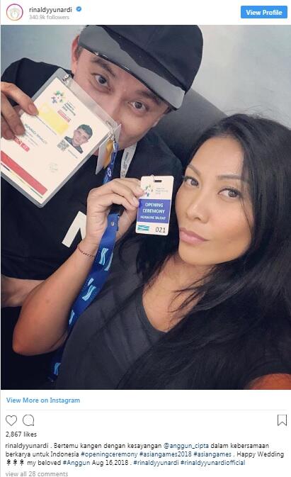 Anggun Terbang ke Jakarta Sehari usai Menikah di Bali