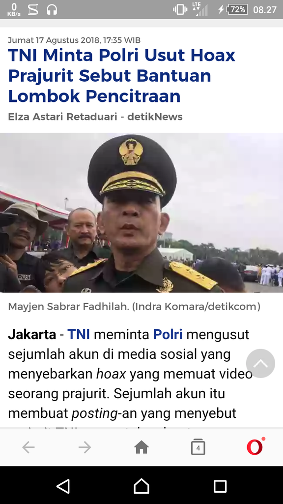 TGB: Lombok Kondusif, Jangan Ditambah Komentar Bernada Fitnah