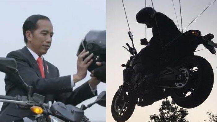 Ketika Stuntman Jokowi yang Naiki Motor sampai Terbang, tak Pakai Cincin yang Sama