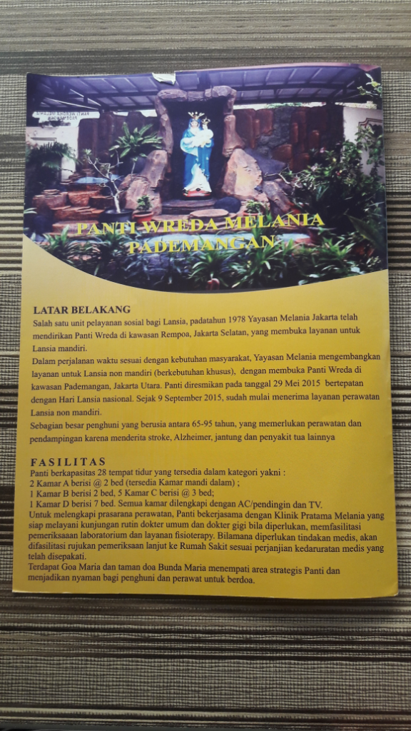 INFO : PANTI JOMPO DI JAKARTA (NON MANDIRI) PASIEN STROKE