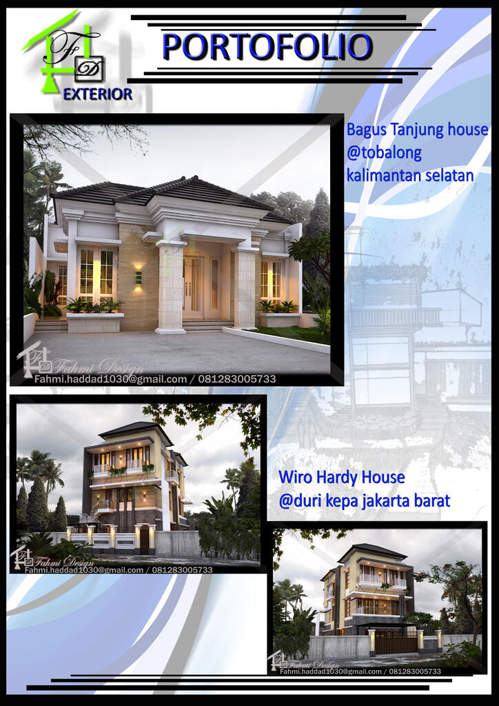 Jual jasa arsitek ( gambar, desain, dan build ) rumah 