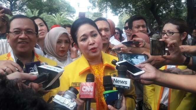 Titiek Soeharto Ibaratkan Prabowo-Sandi seperti Padi 