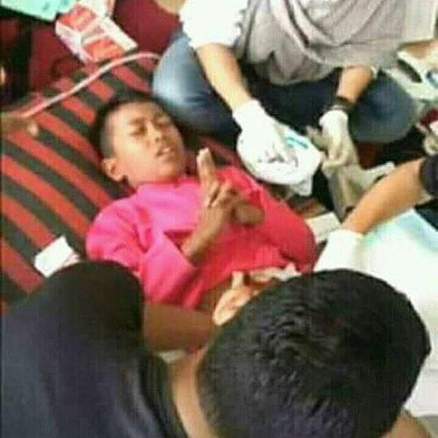 Aksi Lucu Anak Pada Saat Disunat 