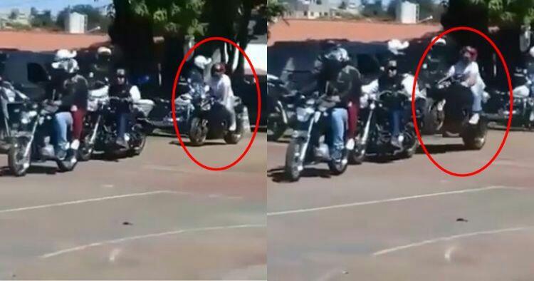 Gembar-gembor Knalpot Saat Konvoi, Nasib Pemotor Moge Ini Apes Banget