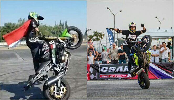 Tak Kalah dari Saddum So, 4 Stunt Rider Indonesia Ini Juga Punya Skill Berkelas