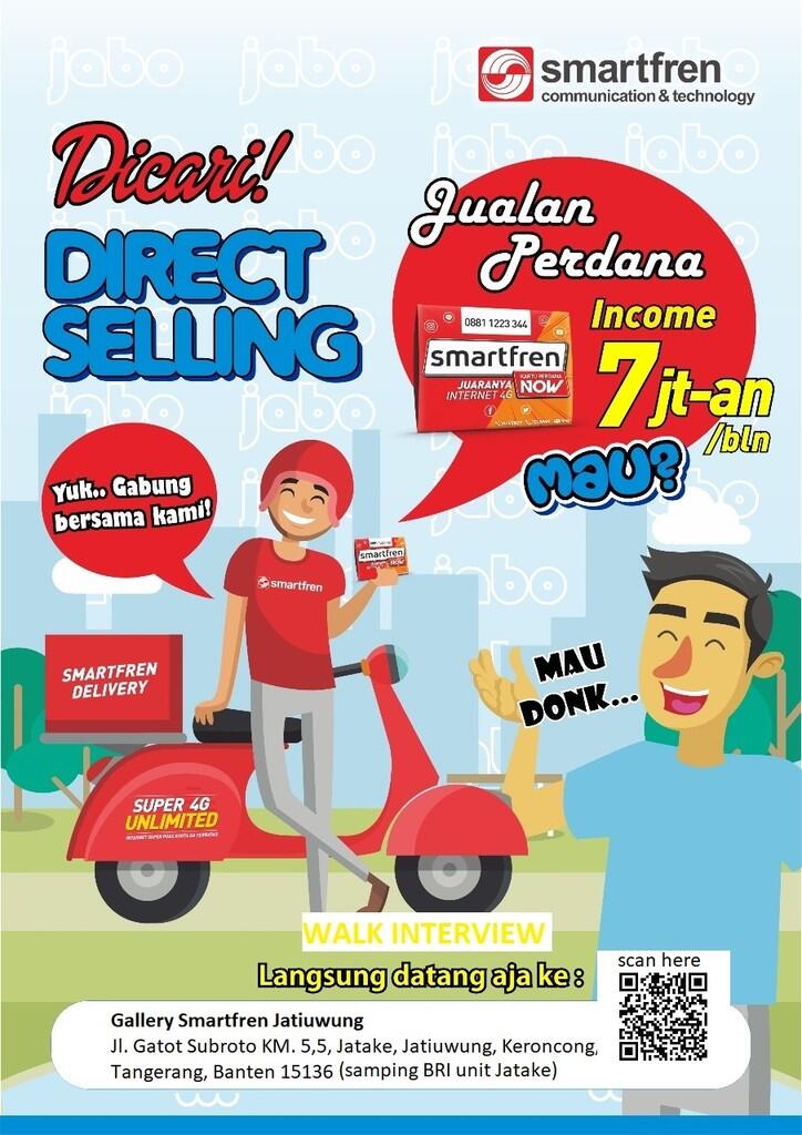 &#91;LOWONGAN KERJA TANGERANG&#93; DIRECT SELLING SMARTFREN 